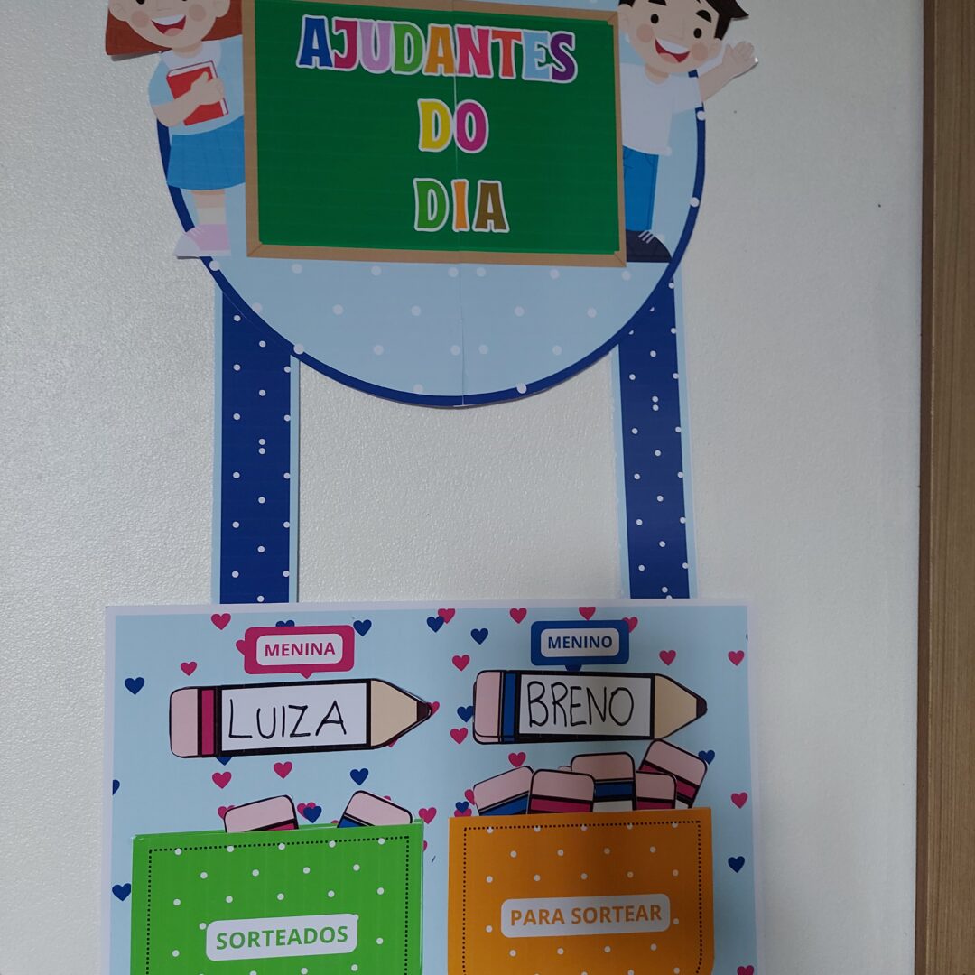 Cartaz: Ajudantes do dia