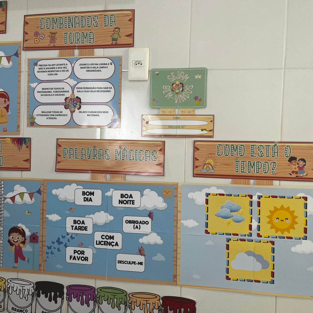 Kit sala de aula kids - natureza