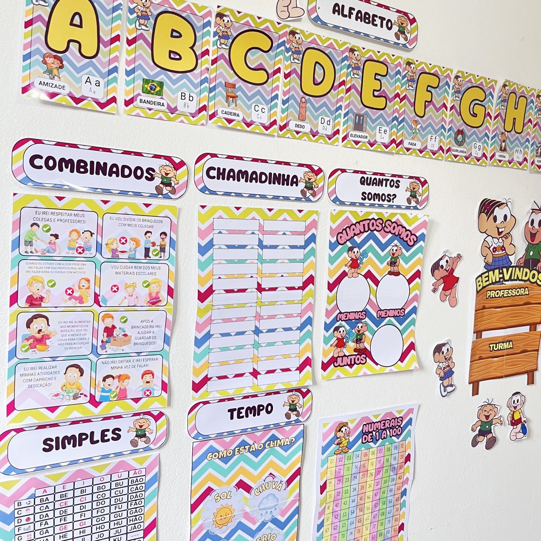 Kit sala de aula - Turma da Mônica