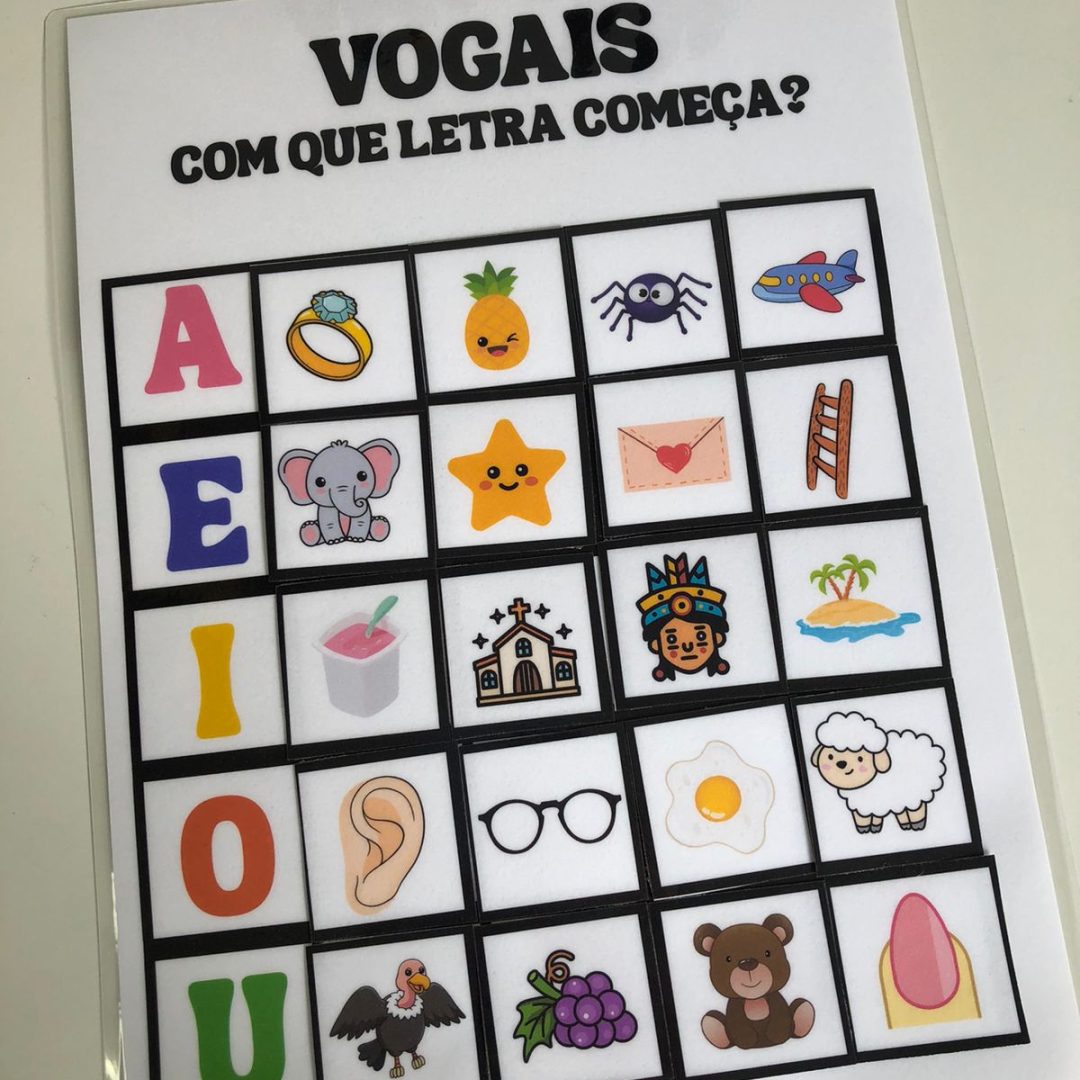 Vogais: Com que letra começa?